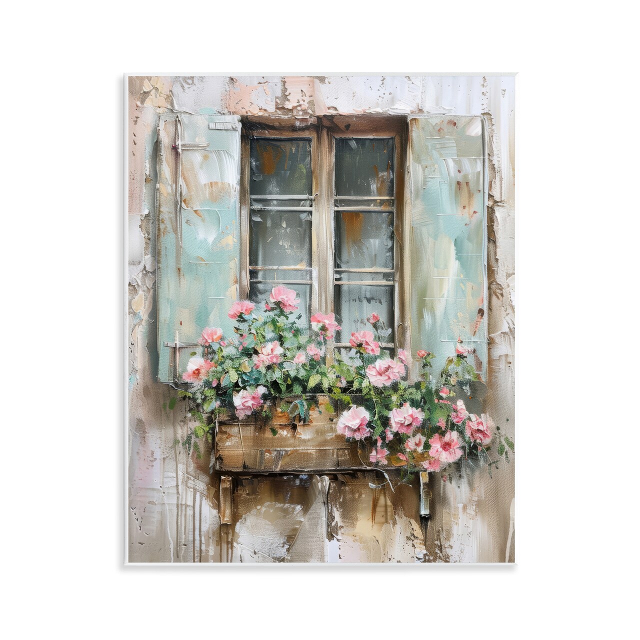 Stupell Industries French Country Window Wall Plaque Design by Arlington Prints
